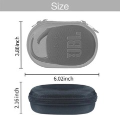 “JBL Clip 5 Portable Bluetooth Speaker Case, Waterproof, Black | For Home & Outd