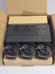 HYTED 1600W Pure Sine Wave Voltage Converter 110-120V to 220-250V Travel Power