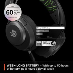 SteelSeries Arctis Nova 5X Wireless Gaming Headset for Xbox PC Black Brand New