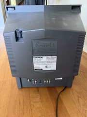 Vtg Gaming Tv Daewoo Dtq 20u4sc Television 2000s Large Retro Cable Prop 20”