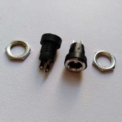 10PC 5.5mm x 2.5mm DC Power Supply Female Jack Socket Panel Mount Connector B171