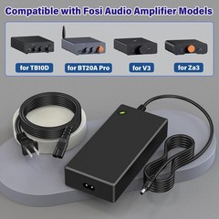 48V 5A Charger Power Cord for Fosi Audio Amplifiers V3 Za3 BT20A Pro TB10D Po…