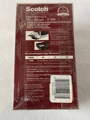SCOTT 5 Packs New Sealed VHS T-120 Performance High Grade Blank Up to 8HOURS NIB