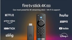 🔥 AMAZON FIRE TV Stick 4K MAX, Wi-Fi 6, Alexa Voice Remote Includes TV control