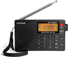 C. Crane CC Skywave 2 AM, FM, Shortwave, NOAA Weather + Alert, VHF Aviation Band