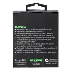 Axxess AXSWC-2 Steering Wheel Control Interface to Select Aftermarket Car