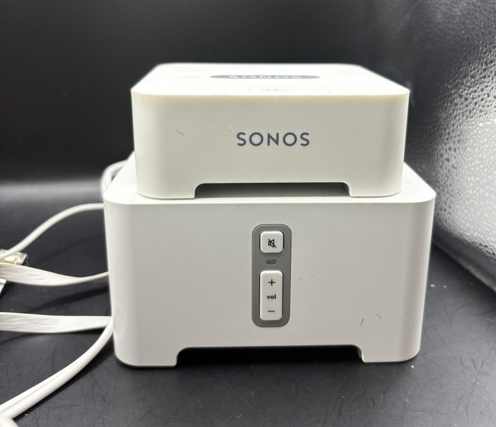 Sonos CONNECT & Bridge Digital Music Streamer Gen 1 S1 Tested Works With Cords