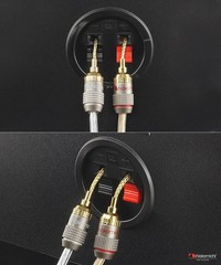 Nakamichi FanLock Excel Series 24k Gold Plated 2mm Flex Pin Plugs 10-18 AWG |…