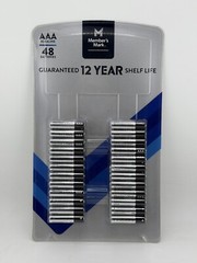 (2) (48 Batteries ) Member’s Mark Alkaline AAA Batteries Exp. 12/2035