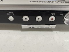 Panasonic DMR-ES35V VHS DVD Recorder Combo with Power Cord & Remote FOR PARTS