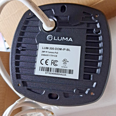 Luma 300 Series LUM-300-DOM-IP-BL Outdoor Dome Surveillance Camera IR 2MP(Black)