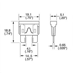 500x 5A ATC/ATO Blade Fuses – Auto Truck RV Marine – Workshop Bulk Supply