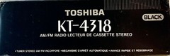 Toshiba Stereo Radio Cassette Player KT-4318 – New- Vintage