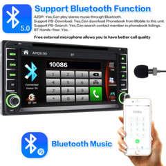 Apple CarPlay For Toyota DVD Player Android Auto Car Stereo Radio GPS BT AM FM