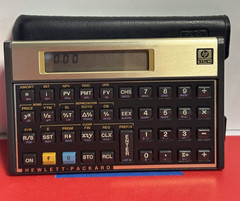 Hewlett Packard HP 12C BUSINESS Calculator 2939B65346 BRAZIL w/Case, Manual