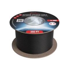 14AWG Outdoor Speaker Cable CL3 OFC Direct Burial Bulk Wire 250/500ft Lot