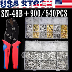 900/540X Assorted Insulated Crimp Spade Terminals Electrical Wire Connectors Kit