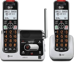 BL102-2 DECT 6.0 2-Handset Cordless Phone for Home with Answering Machine, Ca…