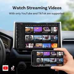 Ottocast 3in1 Wireless CarPlay &Android Auto Adapter AirPlay Mirroring Plug Play