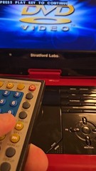 Stratford Labs SL-901 DVD Player.. Used Less Than 2 Hours. Swivel Screen. Video