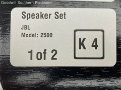 JBL 2500 Painted Bookshelf Speaker Set – Tested