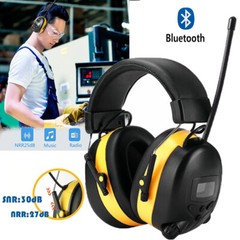 Bluetooth Noise Reduction Safety Ear Muffs Hearing Protection Headphone Mic US