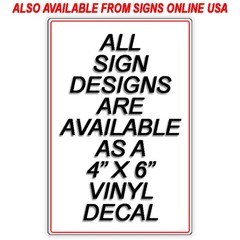 Property Protected By Video Surveillance Security Camera Metal Sign 5″ x 7″