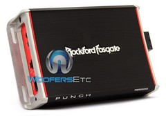 ROCKFORD FOSGATE PBR300X2 PUNCH 2CH AMP 600W MAX SUBWOOFER SPEAKER AMPLIFIER NEW