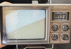 Bentley Model 4500 Portable Black and White 4.5 Inch Television w/ Power Supply