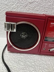 vtg Westminster model FS 2000 Mini red boombox 13” Working Hong Kong