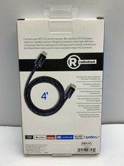 4-Foot HDMI Cable 24K Gold Plated HDMI Male to HDMI Male Optiflex Braided Mesh