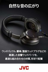 JVC Hi-Res corresponding headphone WOOD01 HA-SW01