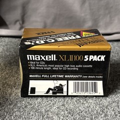 MAXELL XL II 100 High Bias Blank Audio Cassette Tape New Sealed Pack Of 5