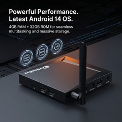 vSeeBox V6 Pro TV Box Support Voice Control Android 14 8KHD Upgraded from V5 Pro