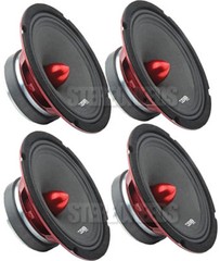 4 DS18 PRO-X6.4BM 2000 Watt 6.5″ Midrange Speakers Bullet Car Loudspeakers 4-Ohm
