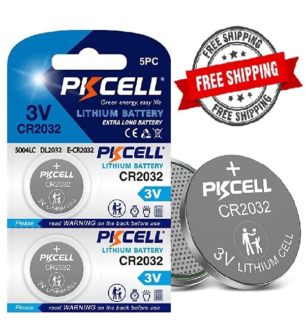 2 Pack Exp 2029 CR2032 3V DL2032 LM2032 BR2032 Quality Lithium Battery Watch pcs