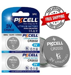 2 Pack Exp 2029 CR2032 3V DL2032 LM2032 BR2032 Quality Lithium Battery Watch pcs