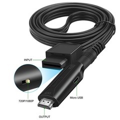 Wii to HDMI Adapter Converter Cable Full HD 1080P Plug&Play for Television PC —