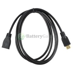 Premium HDMI Male to Female Extension Cable for PS3 HDTV LED TV 6ft feet Extend