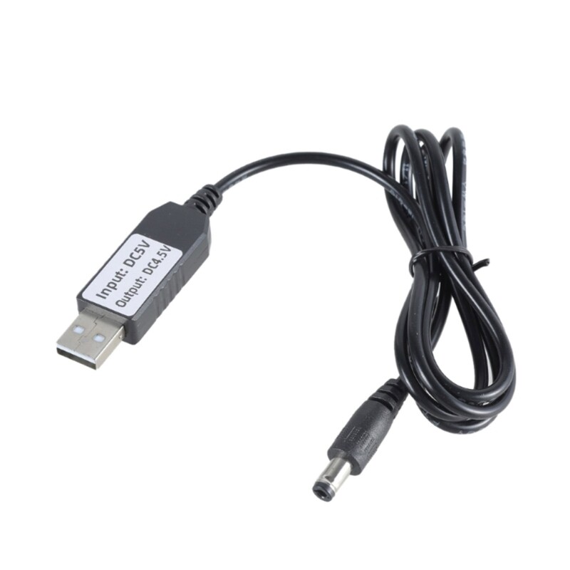 USB 5V to 4.5V DC5.5×2.1mm Power Cable for LED Lamp and Toys with 5.5×2.1mm