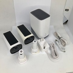 EufyCam 3, 2-Outdoor Wireless 4K Solar Powered Security Cameras w/ HomeBase 3