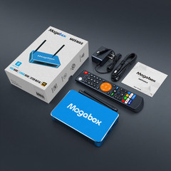 New 2026 Magabox MG5 MAX 8k UHD Media Box 4GB + 128GB Voice Command Remote
