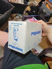 Premier wall phone 2554 New in box Ivory Color