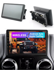 64GB For Jeep Wrangler 2007-2017 Car Stereo Apple CarPlay Android 15 Radio GPS