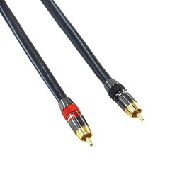 WJSTN Banana Plug to RCA Speaker Cable 6FT, Red+Black