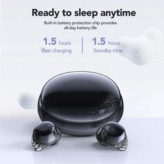 MS216 Sleep Earbuds Bluetooth 6.0 in Ear Light-Weight Headphones, Mini Sleep …