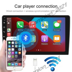 Apple Carplay For 10.1” Android 10 Car Stereo Radio GPS Navi WIFI USB + Camera