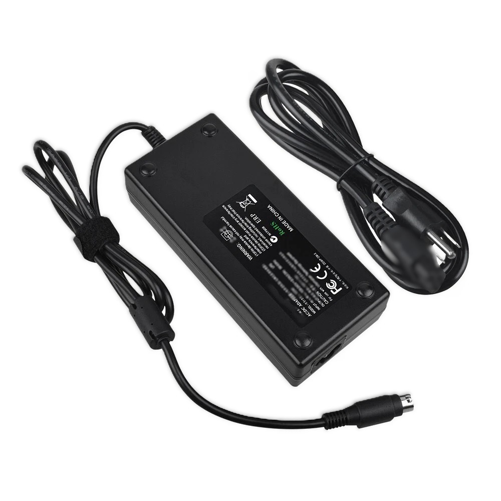 4-Pin 24V 5A AC/DC Adapter Charger for TECH. Model: STD-24050 Power Supply Cord