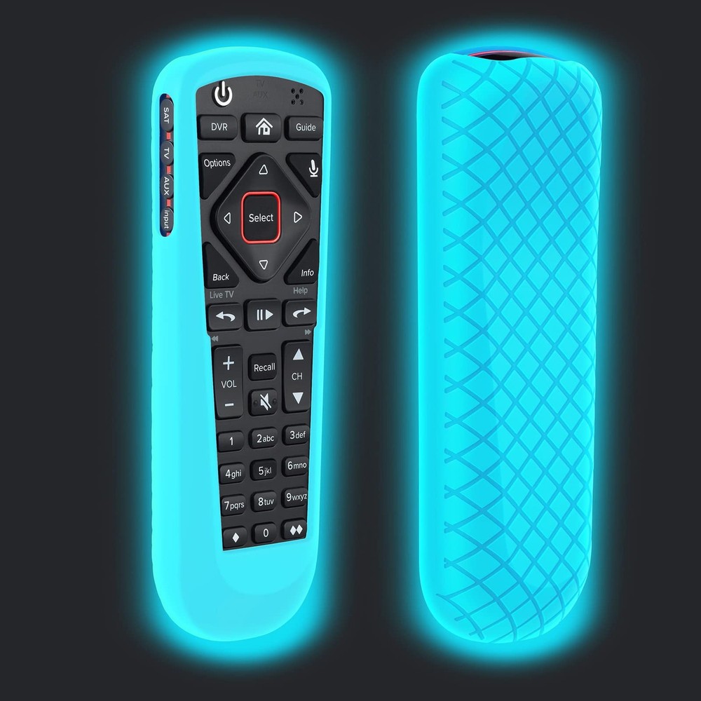 Cover for Dish Network Remote, Case TV Remote Control Glow Sky Blue