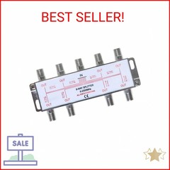 Cables Direct Online 8 Way Bi-Directional 5-2300 MHz Indoor and Outdoor Waterpro